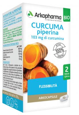 Arkocapsule Curcuma + Piperina Bio 40 Capsule