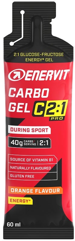 Enervit Carbo Gel C2:1 Pro 60ml Gusto Arancia