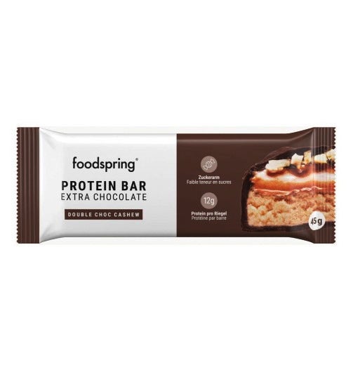 Foodspring Barretta Proteica Extra Cioccolato Double 45g