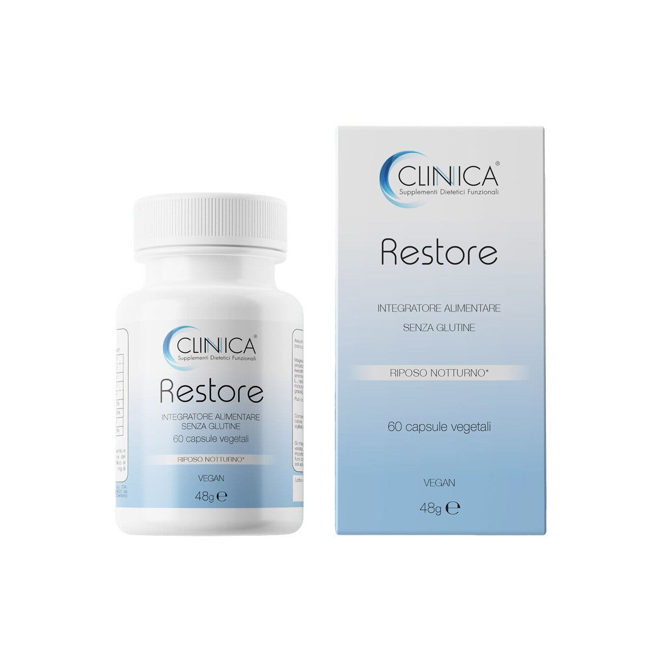 Clinica Restore - per dormire - 60 capsule vegetali = 1 mese di trattamento