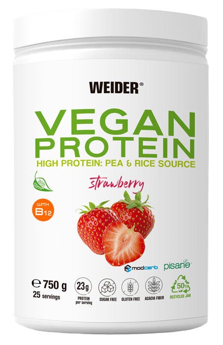 Weider Vegan Protein Strawberry 750g