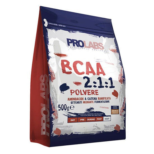 Prolabs Bcaa 2:1:1 Powder Busta 500g Gusto Arancia