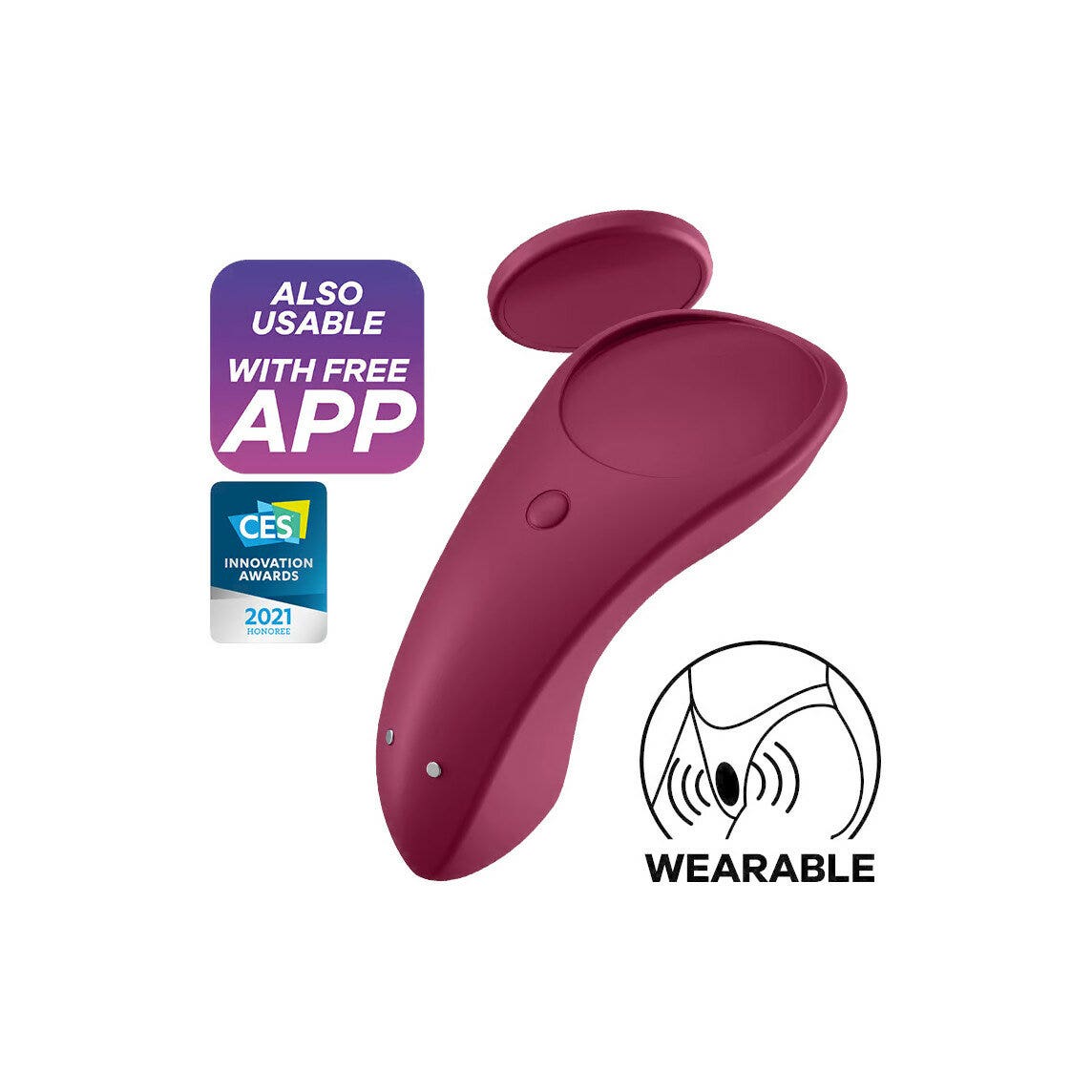Satisfyer Sexy Secret Connect App Stimolatore Clitorideo