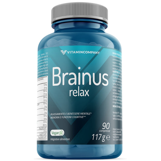 Brainus Relax (90cpr) - Benessere mentale, rilassamento e concentrazione