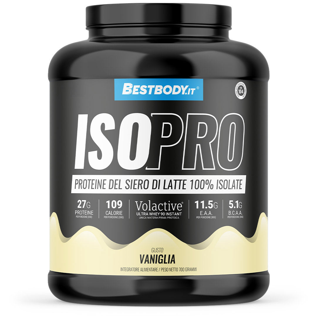 IsoPro 100% Isolate Volactive (700g) Gusto: Vaniglia