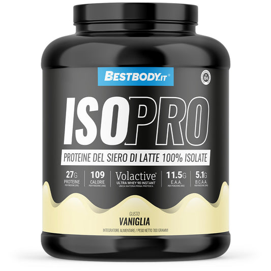 IsoPro 100% Isolate Volactive (700g) Gusto: Vaniglia