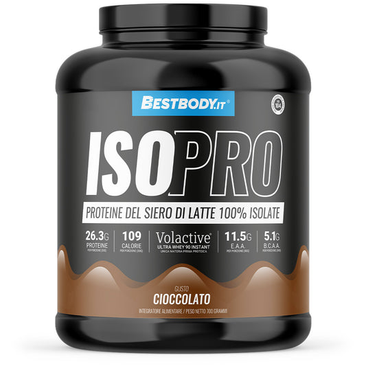 IsoPro 100% Isolate Volactive (700g) Gusto: Cioccolato