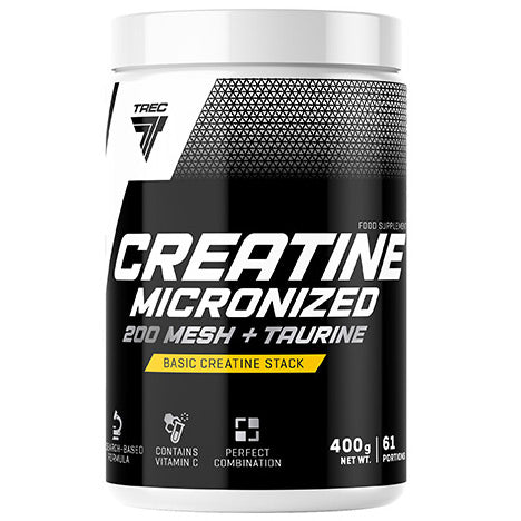 Creatine Micronized 200 Mesh + Taurine (400g)