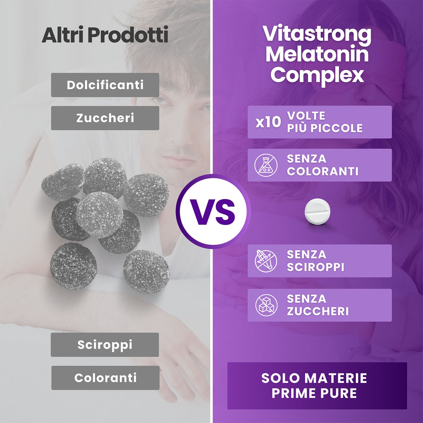 Vitastrong Melatonin Complex 365 Compresse