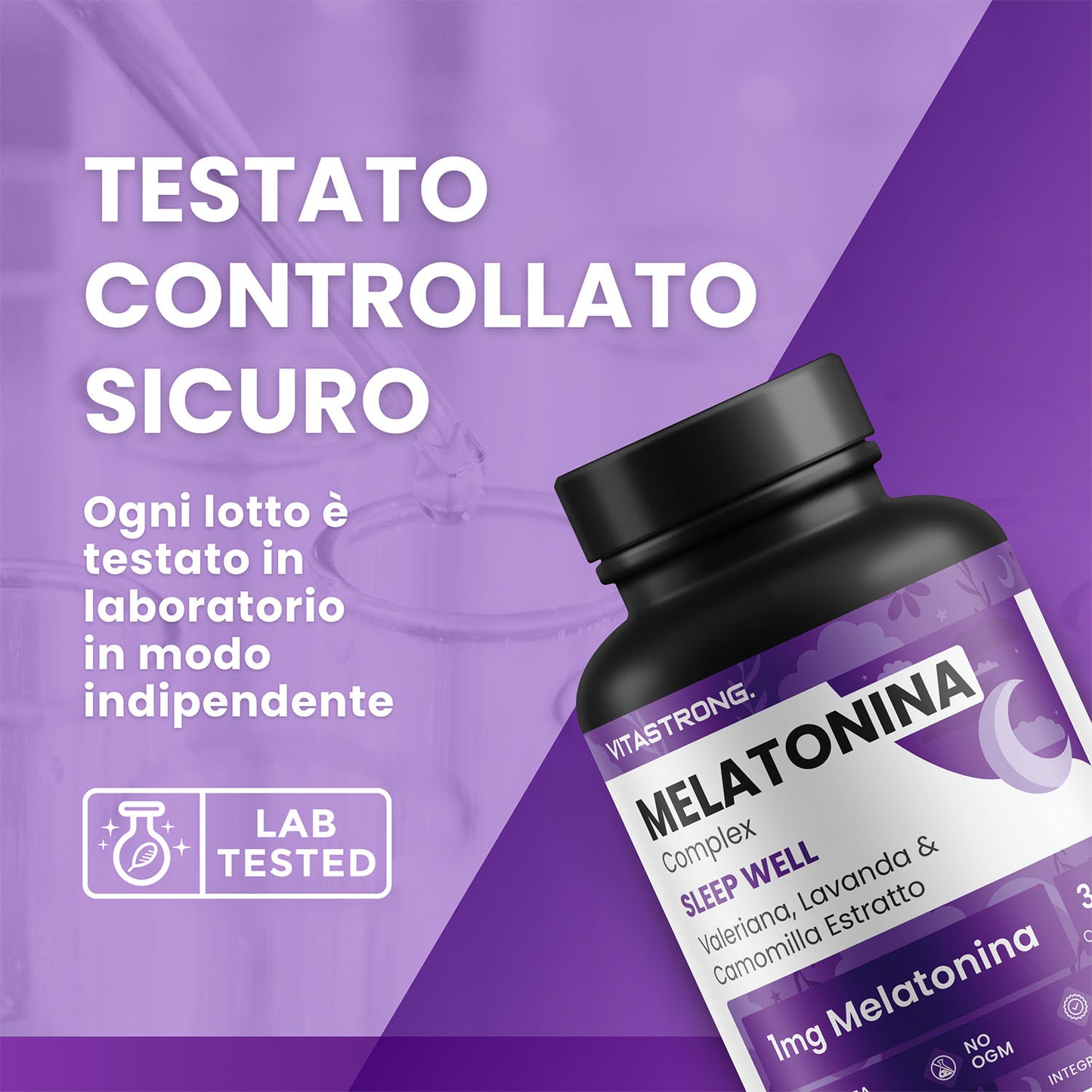 Vitastrong Melatonin Complex 365 Compresse