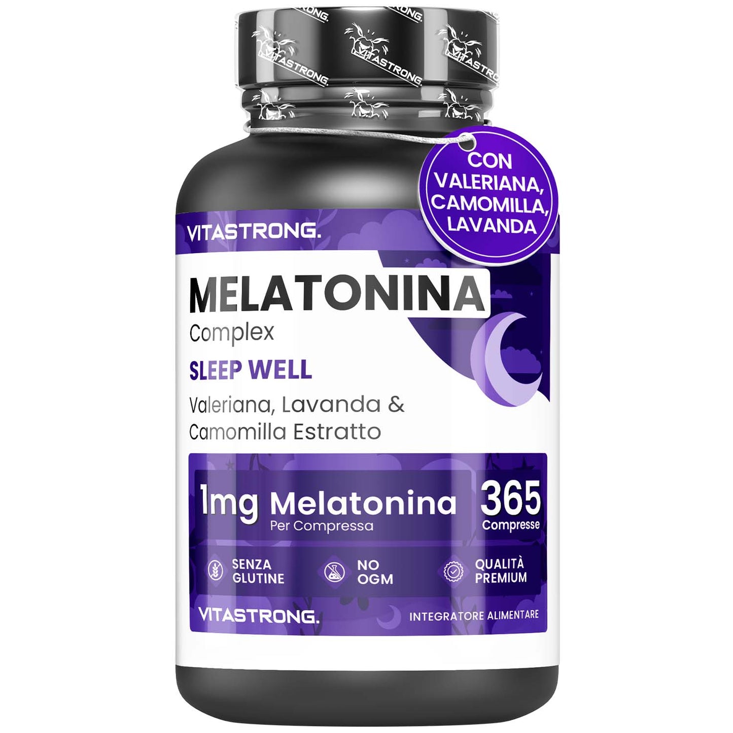 Vitastrong Melatonin Complex 365 Compresse