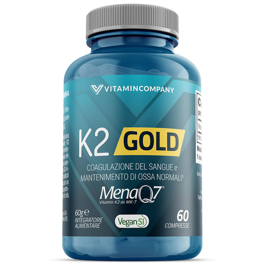 Vitamina K2 Gold (60cpr) - Supporto per ossa forti e salute scheletrica