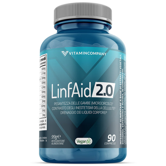 Linfaid 2.0 (90cpr) - Drenaggio dei liquidi e benessere delle gambe