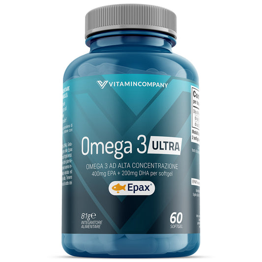 Omega 3 Ultra (60 softgel) - Supporto per cuore, cervello e vista