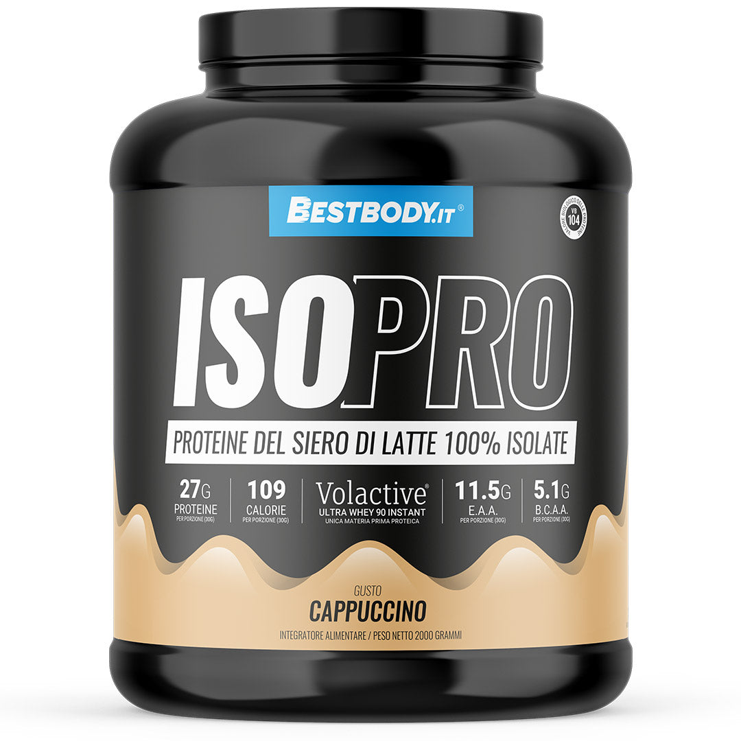 IsoPro 100% Isolate Volactive (2Kg) Gusto: Cappuccino
