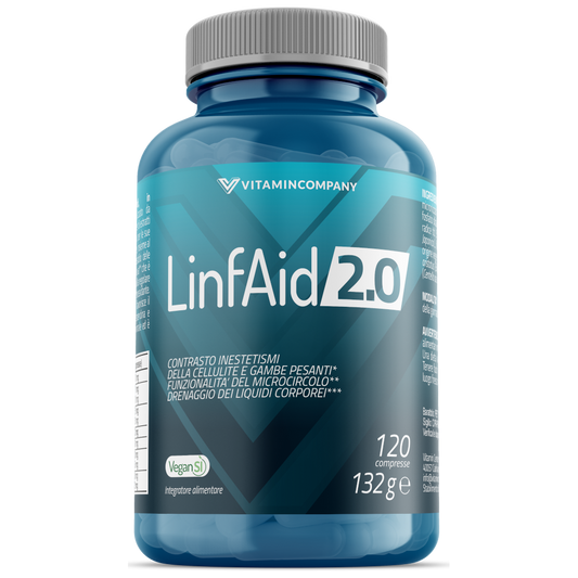Linfaid 2.0 (120cpr) - Drenaggio dei liquidi e benessere delle gambe