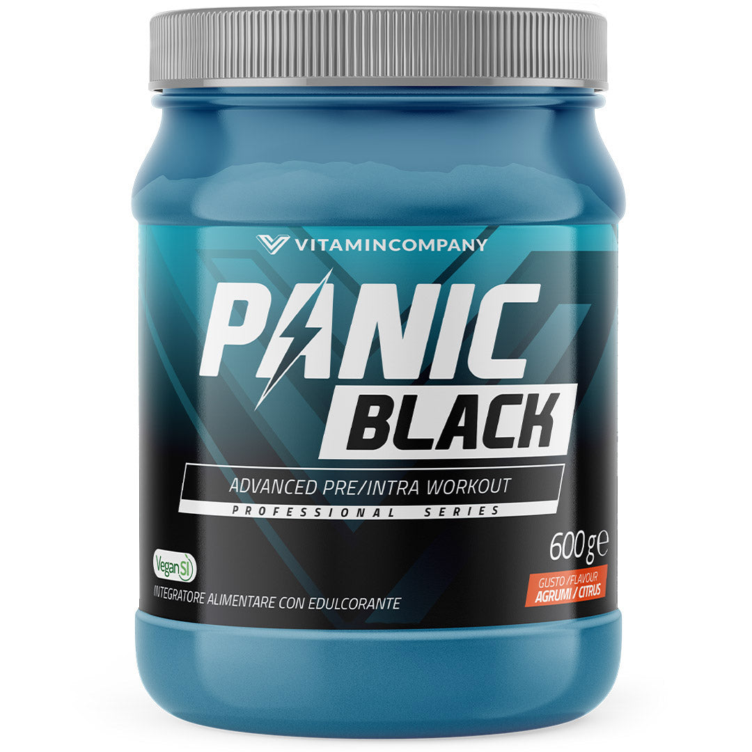 Panic Black 3.0 (600g) - Pre e intra workout per energia