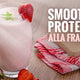 Smoothie proteico alla fragola: pronto in 5 minuti