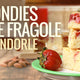 BLONDIES ALLE FRAGOLE E MANDORLE