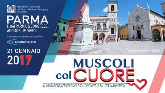 MUSCOLI COL CUORE: VITAMINCENTER SOSTIENE L’EVENTO BENEFICO