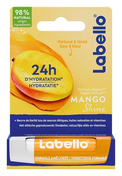 Labello Mango Shine Burrocacao Labbra Colorato Al Mango 4,8g