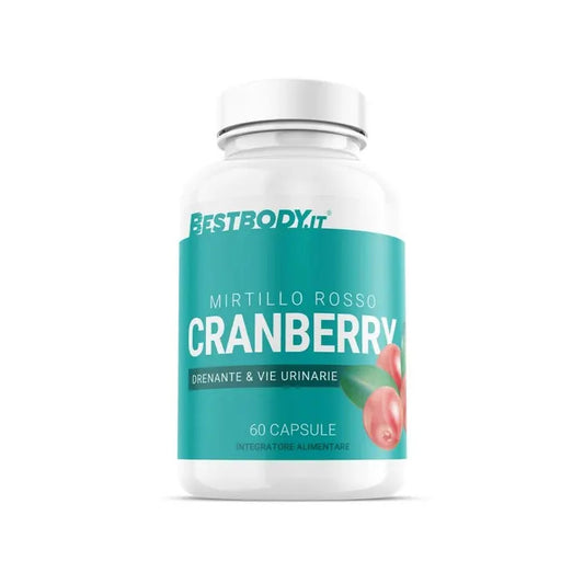 Bestbody Mirtillo Rosso (Cranberry) Drenante E Vie Urinarie 60 Capsule