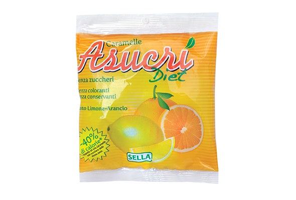 Asucrì Caramelle Arancia E Limone 40g