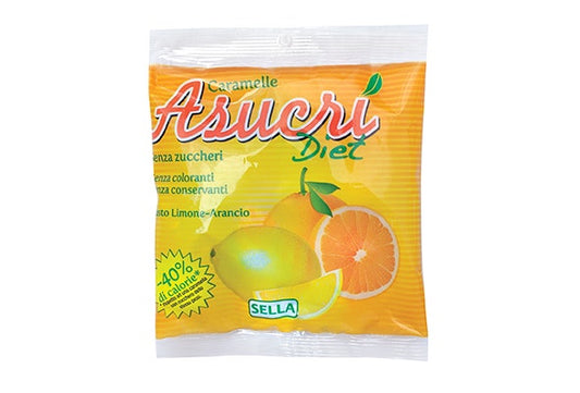 Asucrì Caramelle Arancia E Limone 40g