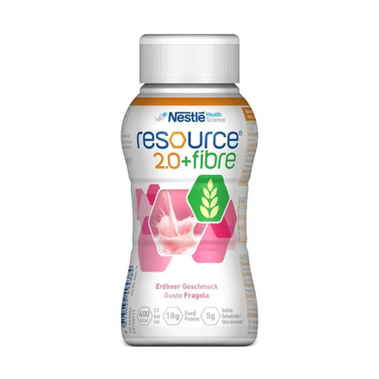 Nestlè Resource 2.0 + Fibre Gusto Fragola 200ml