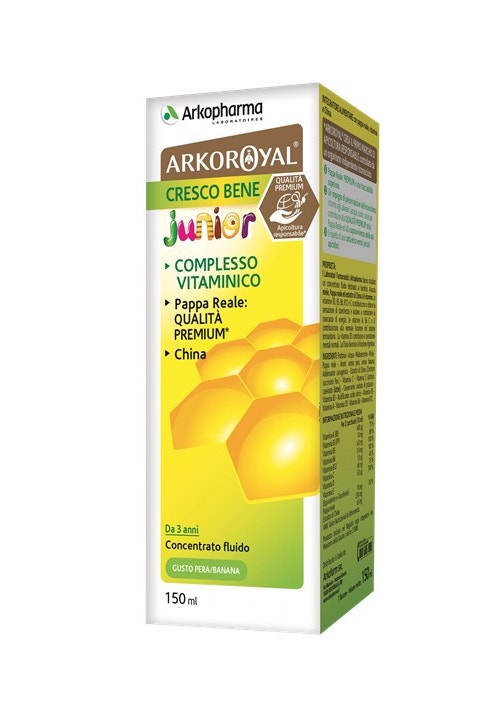 Arkopharma Royal Kid Cresco Bene Concentrato Fluido 150ml