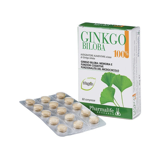 Ginkgo Biloba 100% 60 Compresse