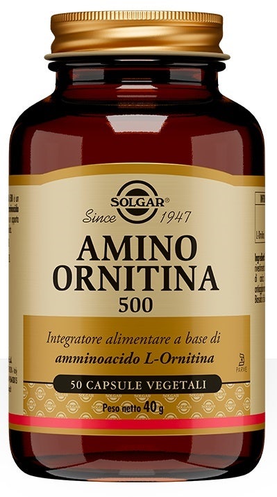 Solgar Amino Ornitina 500 50 Capsule Vegetali