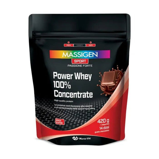 Massigen Sport Power Whey Concentrate Cioccolato 420g