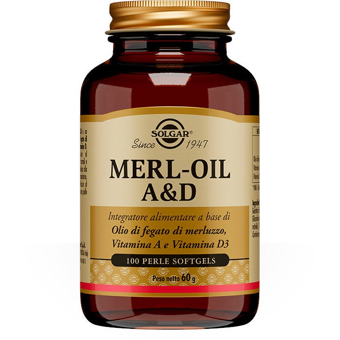 Solgar Merl Oil A&D 100 Perle Softgel