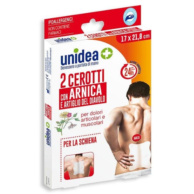 Unidea Cerotti Arnica E Artiglio Del Diavolo 17X21,8cm 2 Pezzi