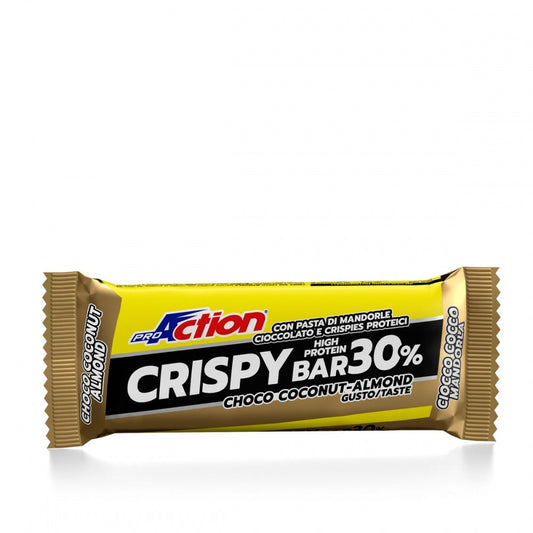 Proaction Barretta Crispy Bar Ciocco Cocco Mandorla50g