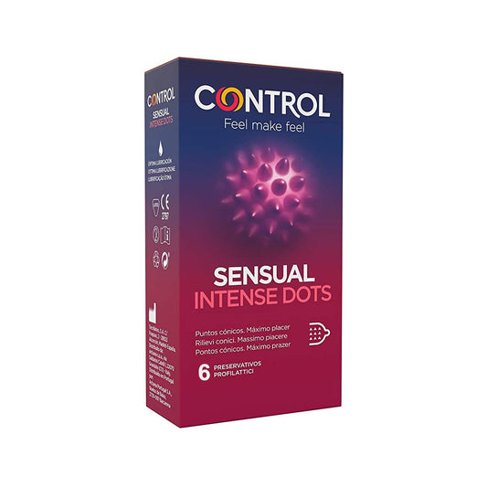 Control Sensual Intense Dots 6 Preservativi