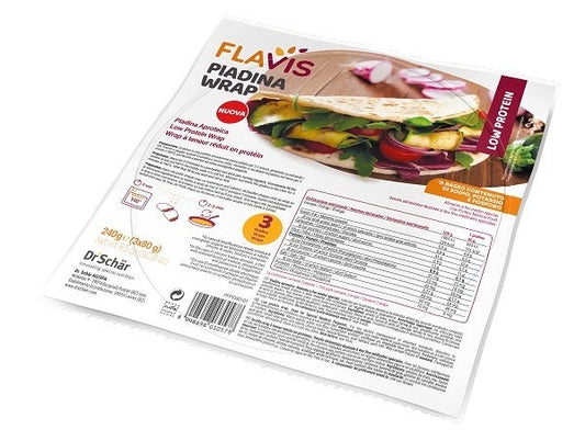 Flavis Piadina Aproteica Wrap 3x80g