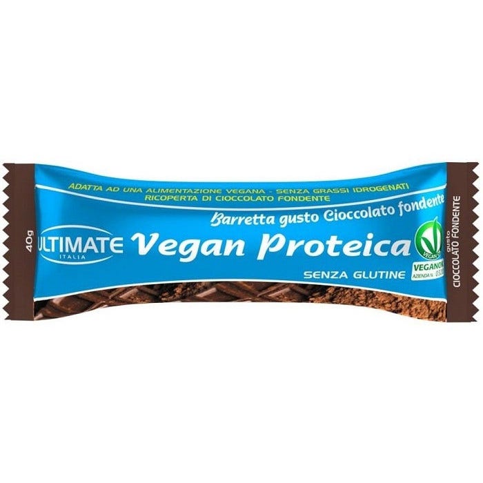 Ultimate Barretta Vegan Proteica Cioccolato Fondente 24g