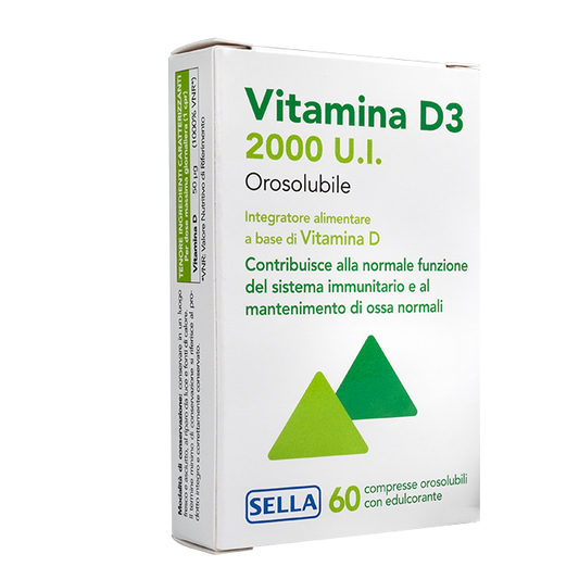 Vitamina D3 2000Ui Orosolubile 60 Compresse