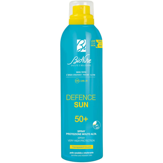 Bionike Defence Sun Spray Solare Corpo Transparent Touch 200ml SPF50+