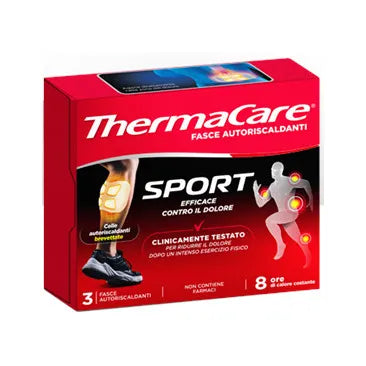 Thermacare Fascia Autoriscaldante Sport 8 Ore 3 Fasce