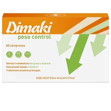 Erboristeria Magentina Dimakì Peso Control 60 Compresse