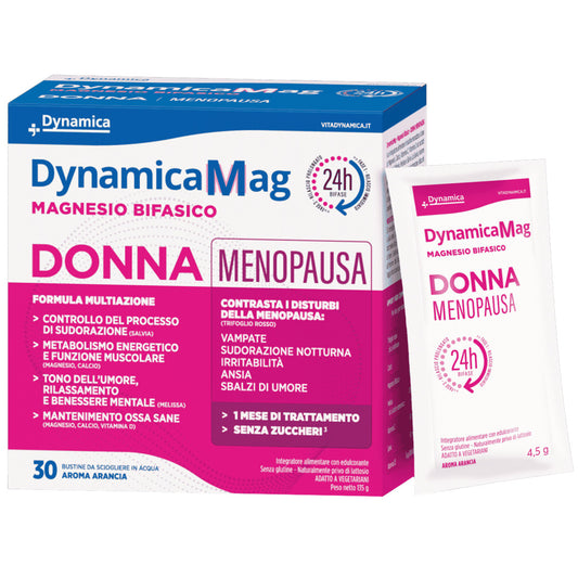 Dynamica Magnesio Bifasico Donna Menopausa (30 bustine)