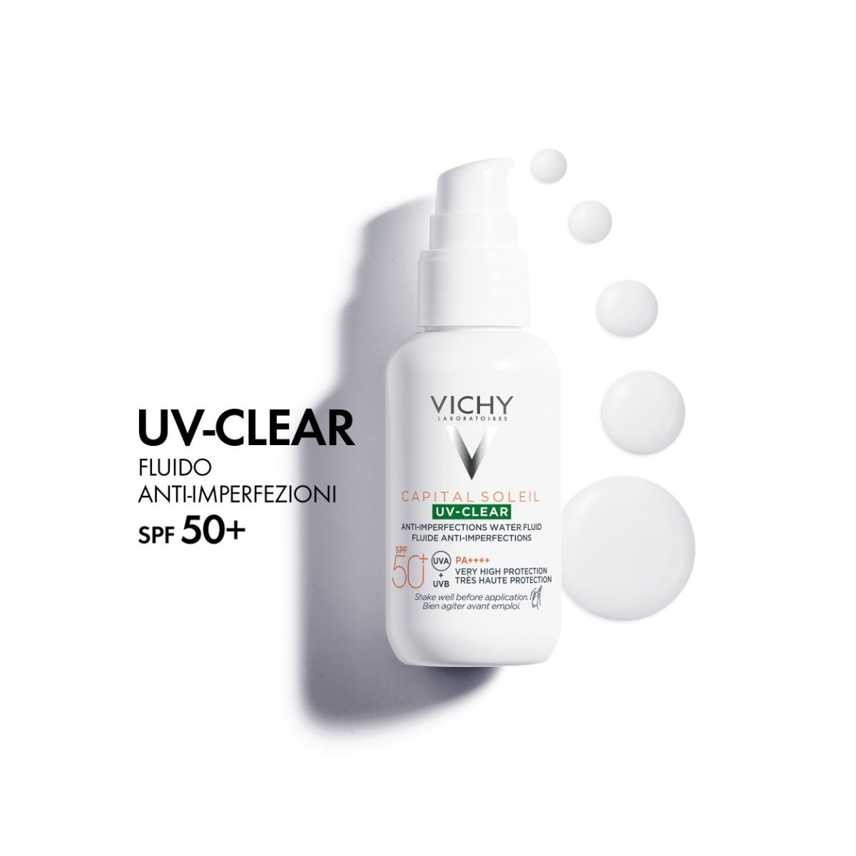 Vichy Capital Soleil UV-Clear Fluido Anti-Imperfezioni 40ml SPF50+