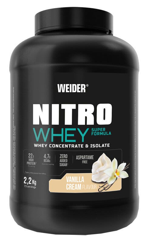 Weider Nitro Whey Super Formula Vaniglia 2,2kg