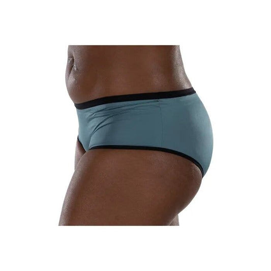 Fluyda Culotte Linea Basic Mutandina Assorbente Bianco/Petrolio Taglia L