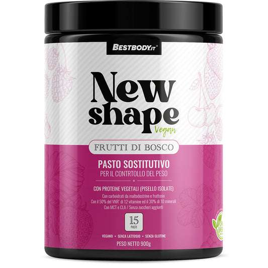 New Shape Veg Pasto Sostitutivo (900g) Gusto: Frutti di bosco