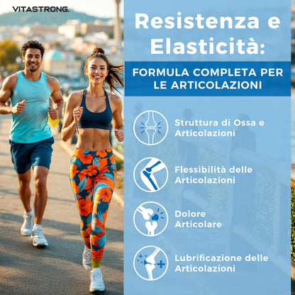 Vitastrong Collagen & HyaluronicAcid 180 Compresse