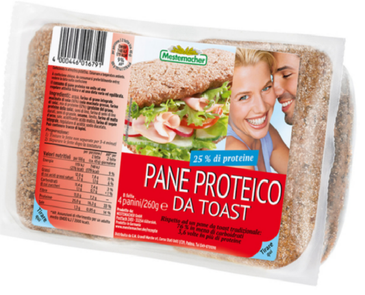 Pane da Toast Proteico 260 g